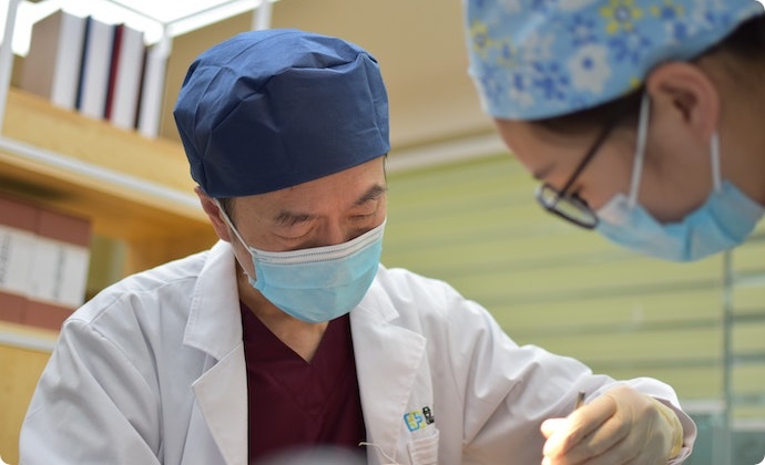 画像：院長による診断