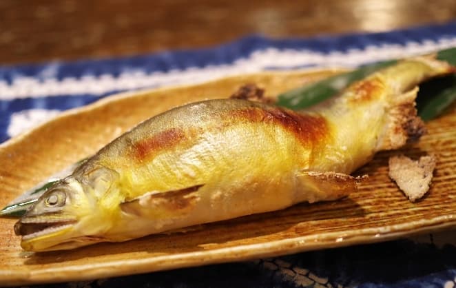 画像：塩焼きのアカムツ